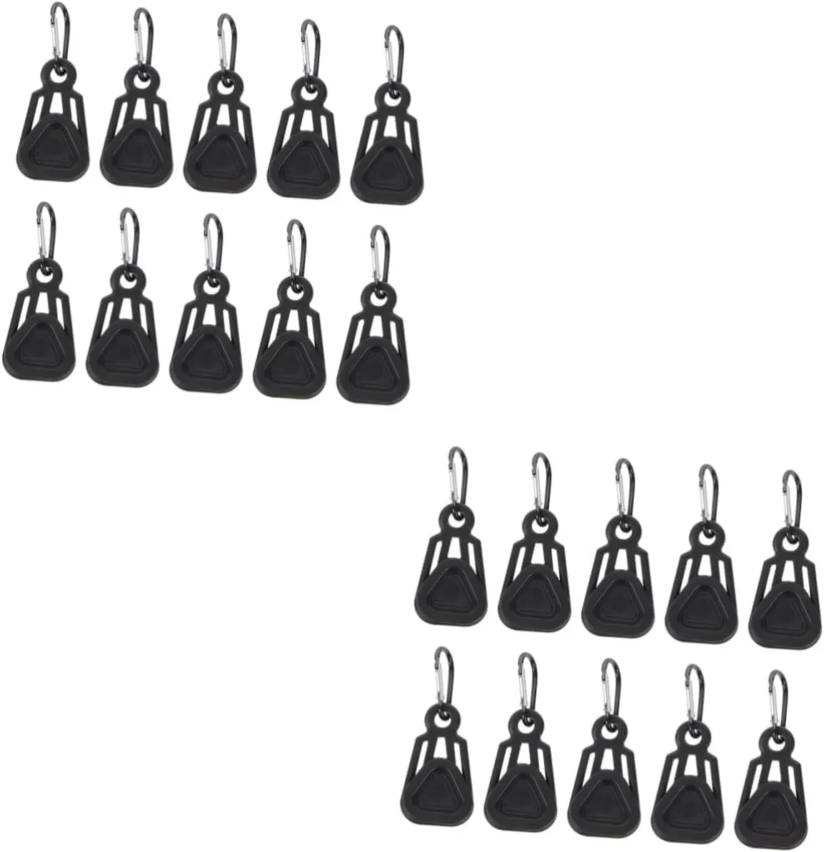 Sosoport 20sets Tarp Clips with Hooks Durable Tent Clamps for Camping Awnings and Tarps Heavy Duty Non-damaging Grip for Outdoor Use Easy to Attach and Secure