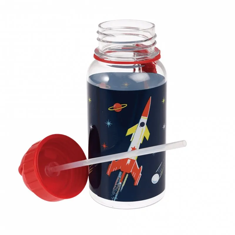 Space Rocket Kids Water Bottle