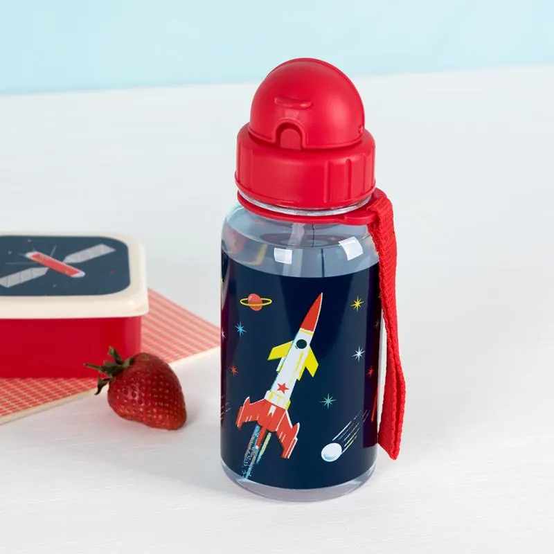 Space Rocket Kids Water Bottle