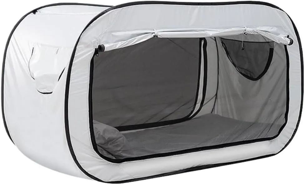 Spacious and Lightweight Camping Double Folding Tent Integrated Student Shade Outdoor Mosquito Net Camping Tent Camping Equipment Outdoor Tent