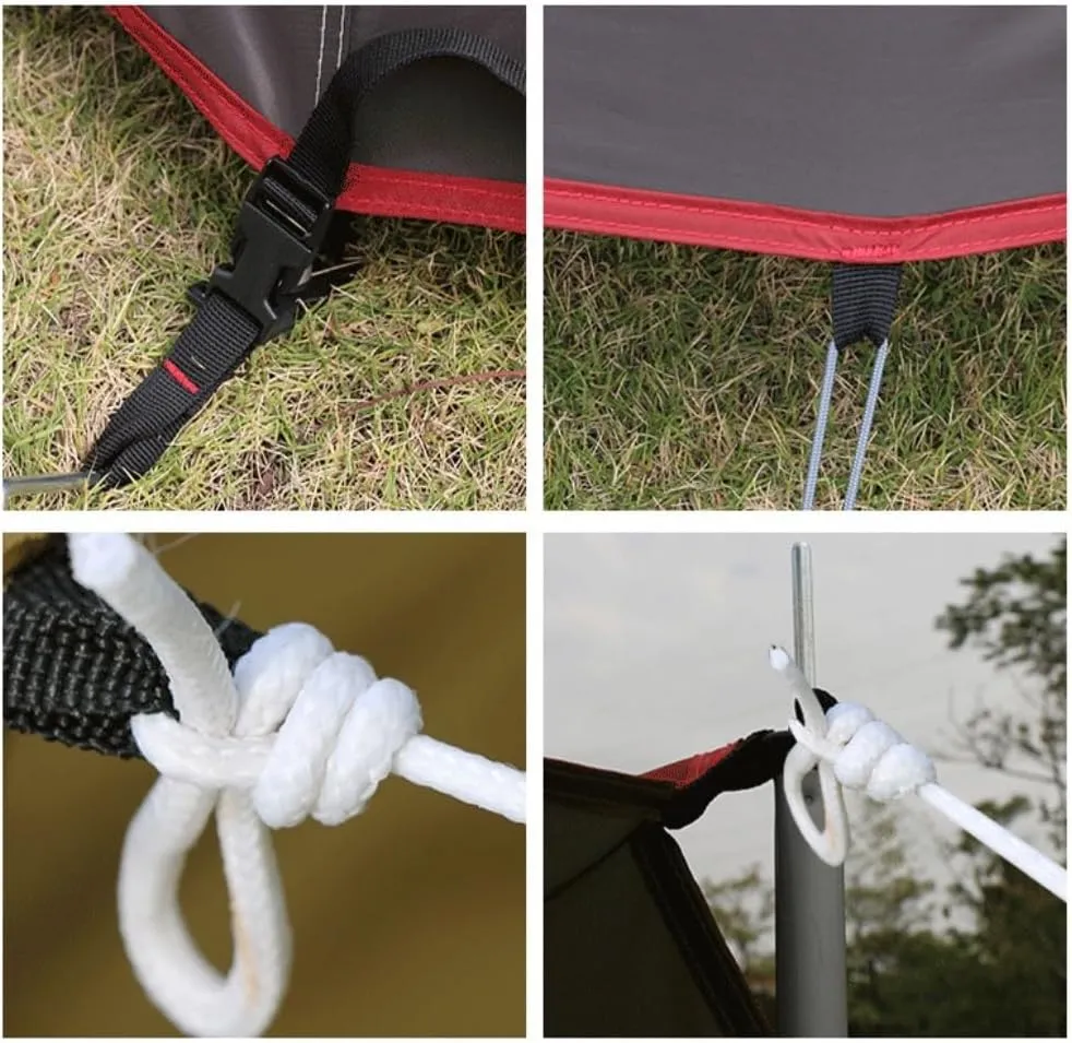 Spacious and Lightweight Outdoor Fully Automatic Double-Layer Sunproof and Rainproof Aluminum Alloy Camping Tent Multi-Person Tent Outdoor Tent