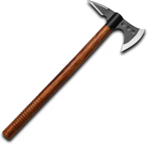 Splitting Axe Camping Chopping Hatchet Viking Tomahawk Battle Hunting Outdoor Solid Wood Handle 2071
