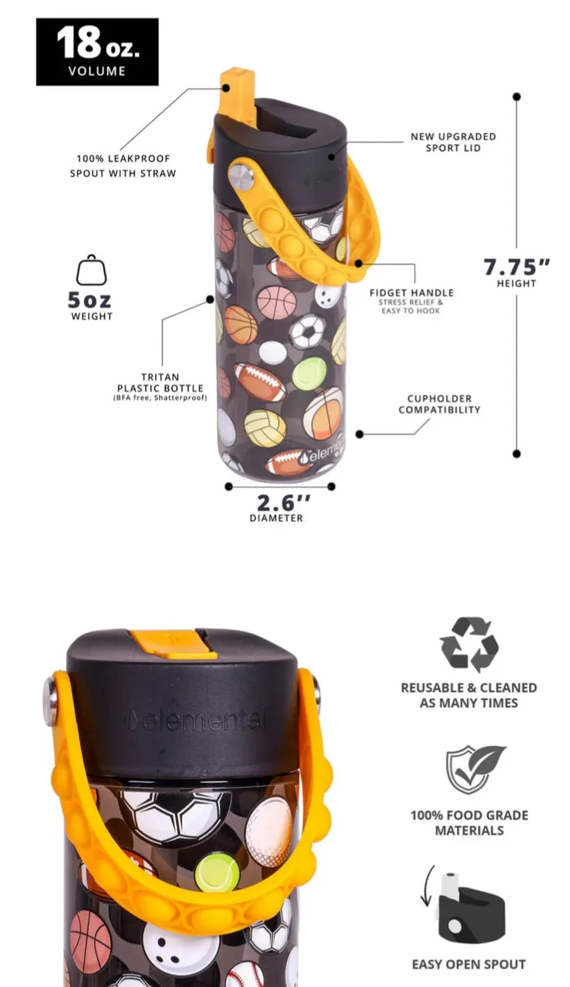 Sports 18oz Splash Pop Elemental Bottle
