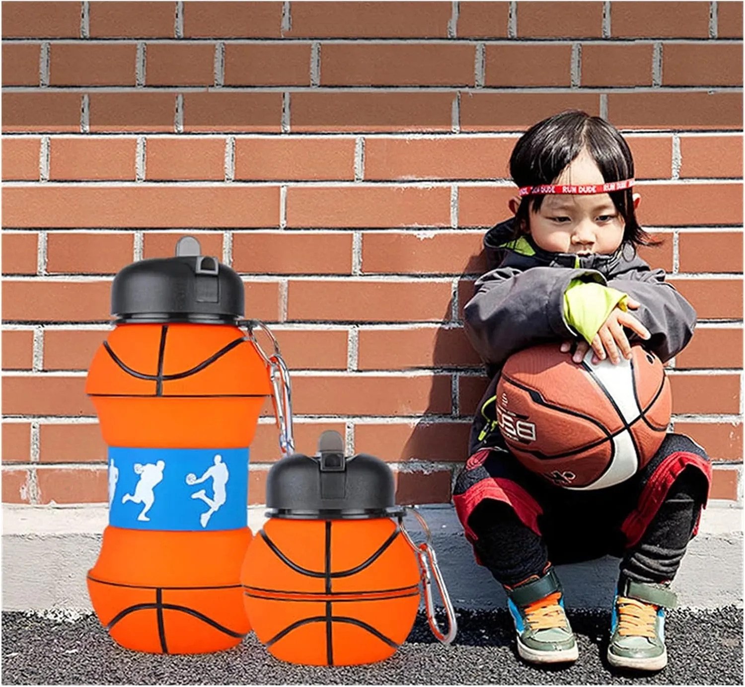 Sports Cup Kettle Drinking Portable Travel Adult Children Picnic School (Capacity : 501 600ml, Color : 1 Pc Tennis Ball)