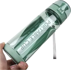 Sports Cup Sports Bottle Gym Leak-Proof and Drop-Proof Portable Shaker Outdoor Travel Bottle Plastic Drinking Cup