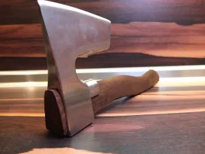 Stainless Steel Bearded Axe/Hatchet Metal Guard Custom Made Handle