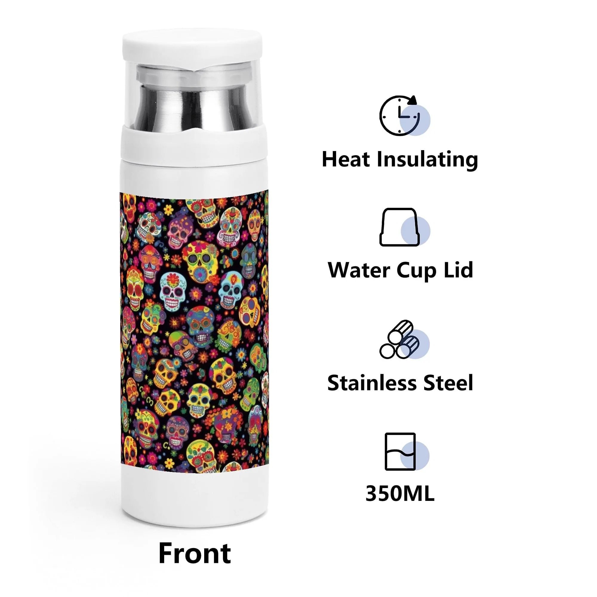 Sugar Skulls Insulation Water Bottle
