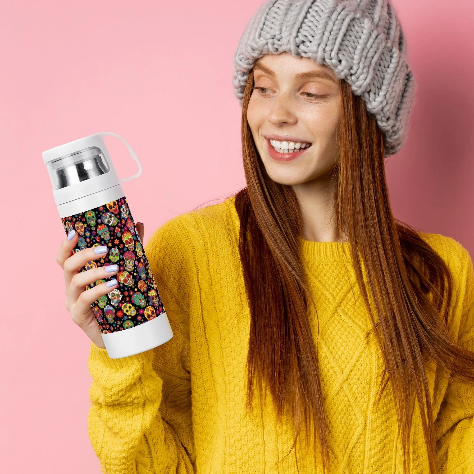 Sugar Skulls Insulation Water Bottle