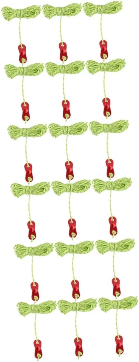 SUPVOX 12 Pcs 4 Tent Canopy Pull Rope Reflective Wind Rope Teepee Fluorescent Tent Rope Guy Lines Hiking