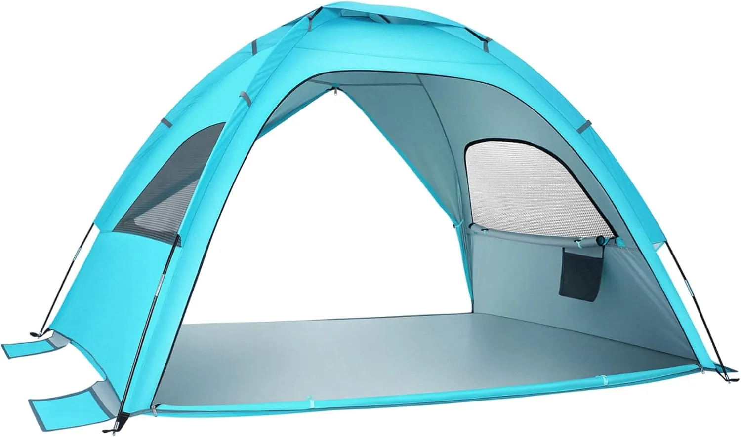 SUPVOX Portable Folding Beach Tent for Family Large Double-Door UPF Ventilated Walls Lightweight Design for Camping and Hiking Light
