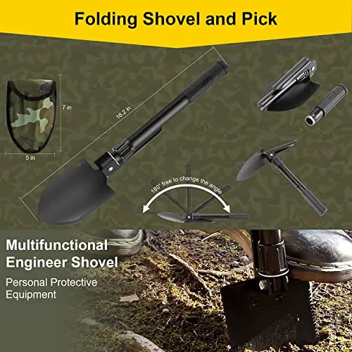 Survival First Aid Kit,248PCS Survival Tools Camping Essentials Tactical Gear