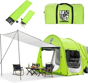 SUV Tent - Car Camping Tent 1-4 Person, PU4000mm Waterproof, Easy Setup, Extra Large Space for Family Camping, Hiking, and Outdoor Adventures