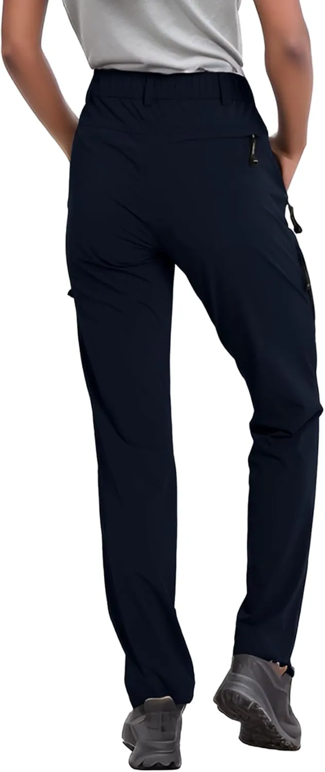 SYKROO Hiking Pants for Women Waterproof Quick Dry Cargo Pants Travel Camping Workout Pants Mountain Trouser with Pocket