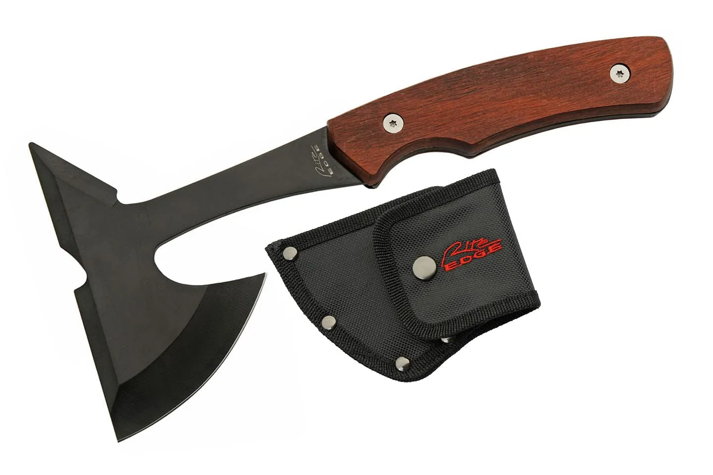 SZCO Supplies 8.75" Wood Handle Small Sport Thrower Camping Hatchet With Sheath