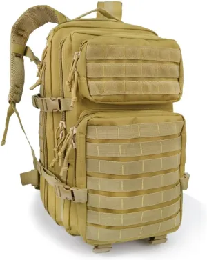 Tactical Backpack Waterproof Army Molle Assault Pack Bug Out Survival Bag Backpack