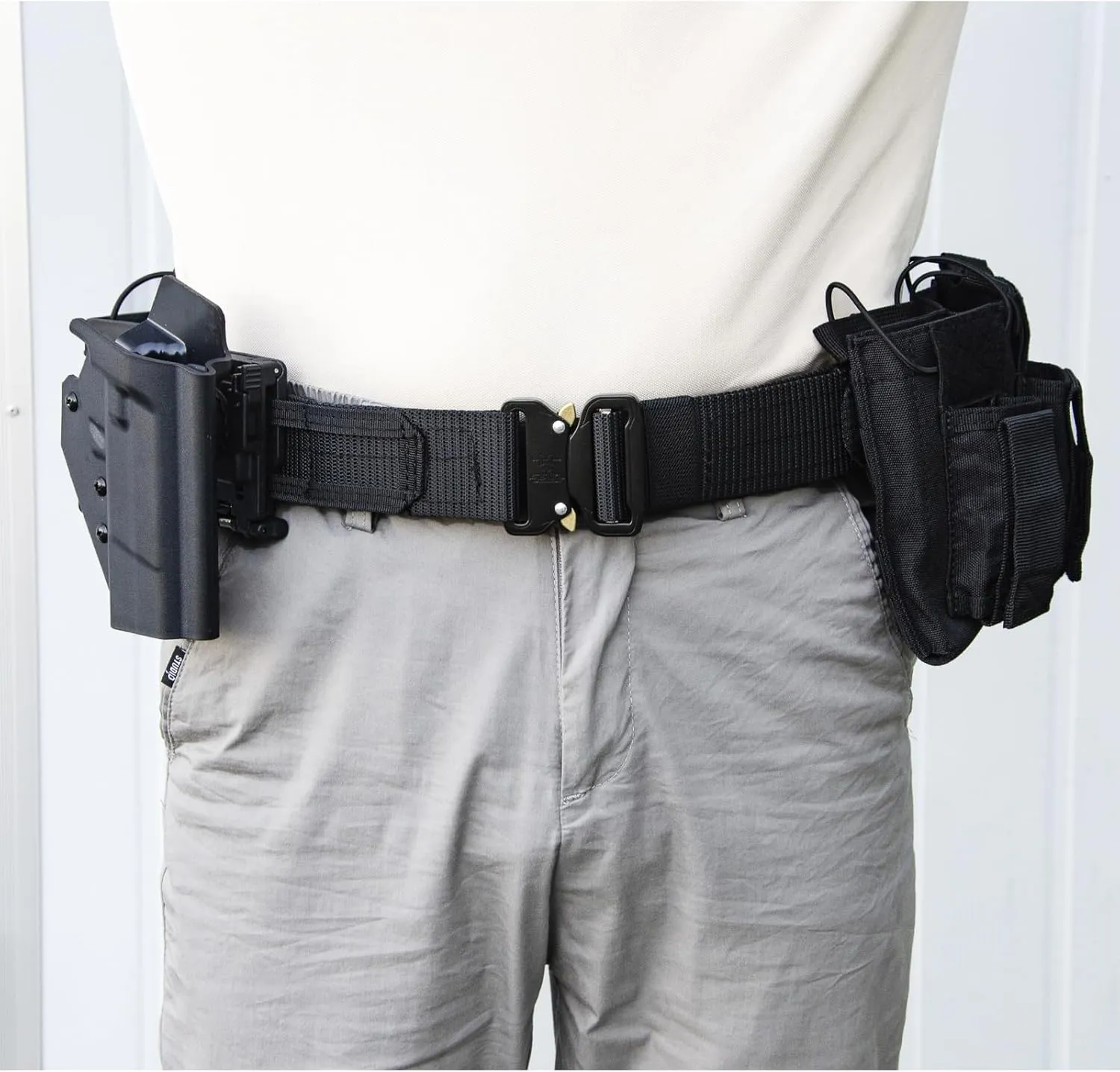 Tactical Battle Belt 1.75" - with 1.5" Inner Belt,Quick-Release Molle Nylon Gun Rigger Belt for Combat,Duty Belts