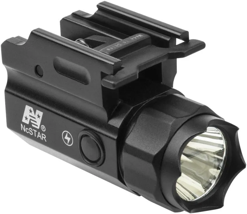 Tactical Compact Size STROBING LED Flashlight Kit w/Integral Quick Detach Mount/Fits H&k Hk VP9 VP40 P30L HK45 Handgun Pistols