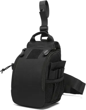 Tactical Drop Leg Waist Bag, First Aid Kit,Multifunctional Tactical Thigh Hip Outdoor Trauma Medical Bag,for Outdoors Camping,Hiking,Cycling (Black)