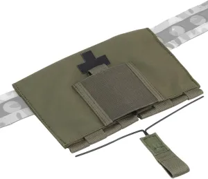 Tactical First Aid Kit MOLLE IFAK Pouch Medical EMT Bag,Compact Quick Release Emergency Pack For Outdoor Sport Military Game Hunting Airsoft (Green)