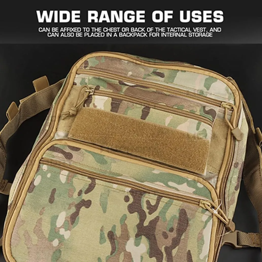 Tactical First Aid Kit/EDC Tool Sundry Storage Small Pouch,Outdoor Military Airsoft Paintball Extension Multifunction Portable Accessory Bag