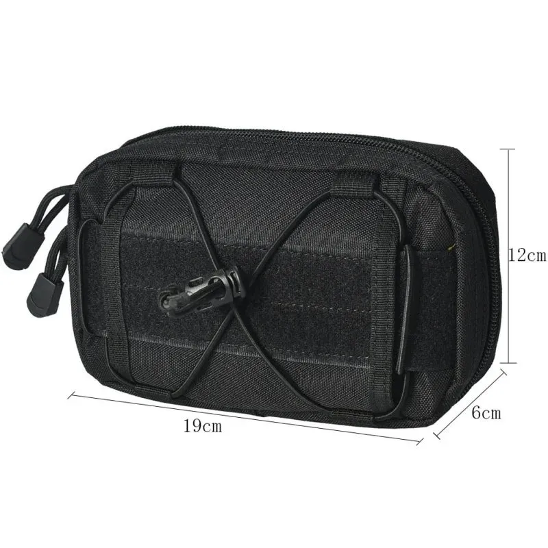 Tactical Molle Waist Bag - Cellphone Holder & First Aid Pouch