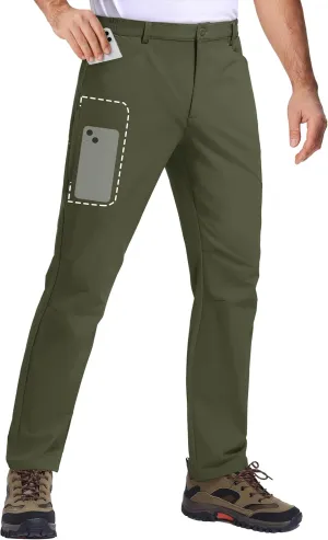 TACVASEN Men's Hiking Pants Lightweight Quick Dry Ripstop Water Resistant Stretchy Work Pants for Climbing Travel Casual