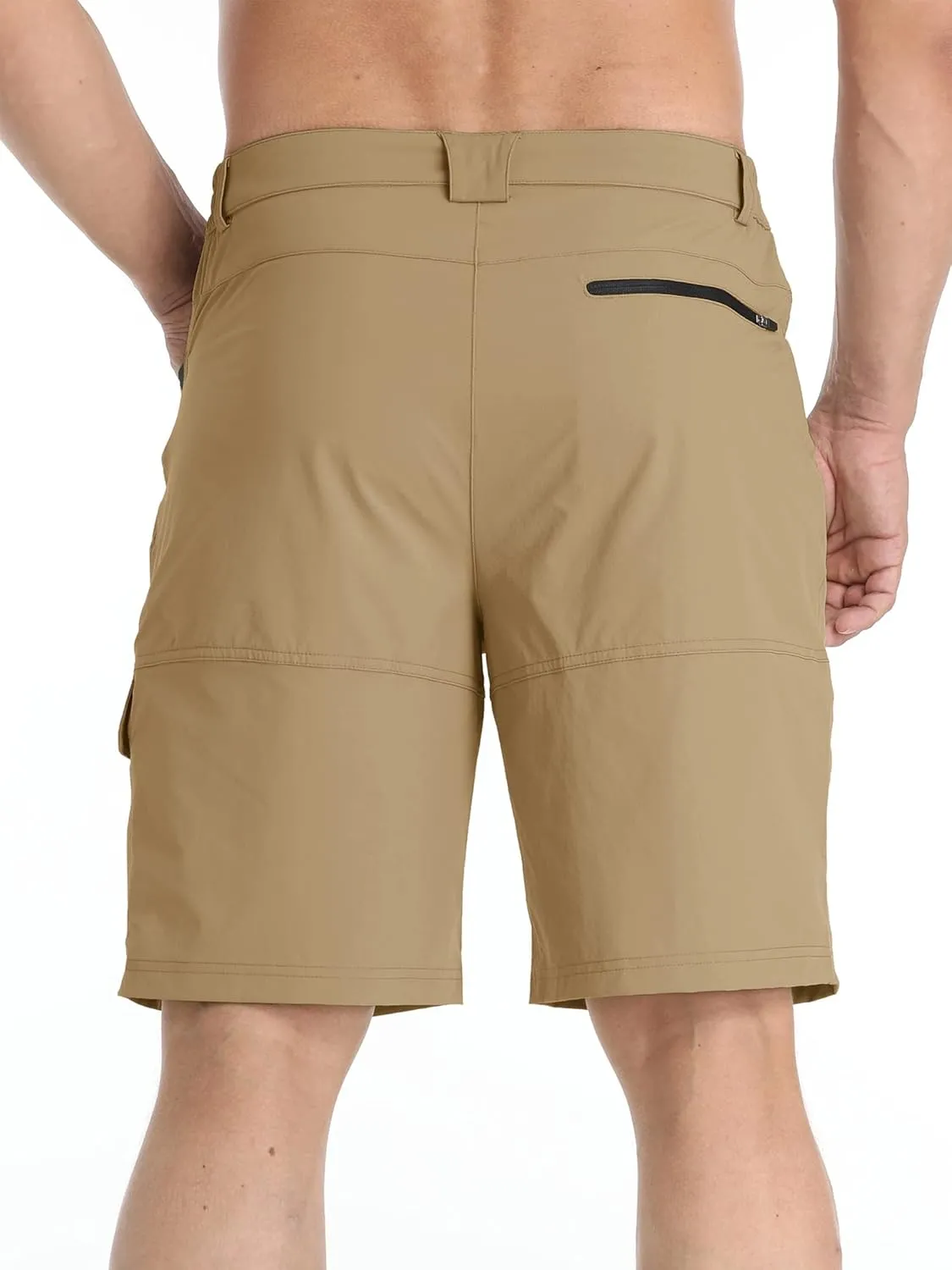 TACVASEN Men's Summer Outdoor Shorts Quick Dry Cargo Casual Work Hiking Shorts (NO Belt)