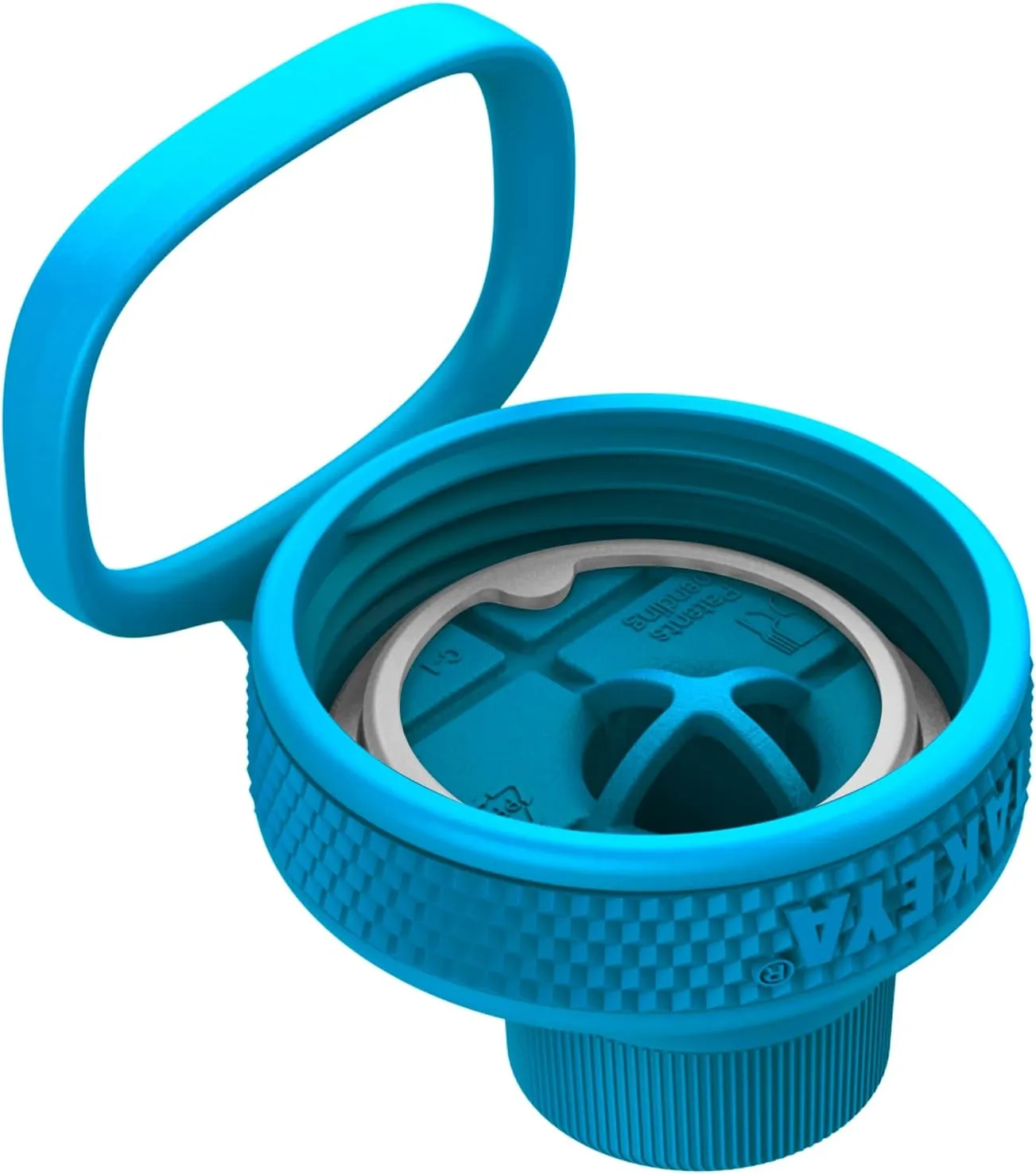 Takeya Tritan Sport Water Bottle with Spout Lid - BPA-Free & Dishwasher-Safe Water Bottle - Reusable Bottle with Lid Handle - Simple Leak-Proof Water Bottle - 40 oz, Championship Blue