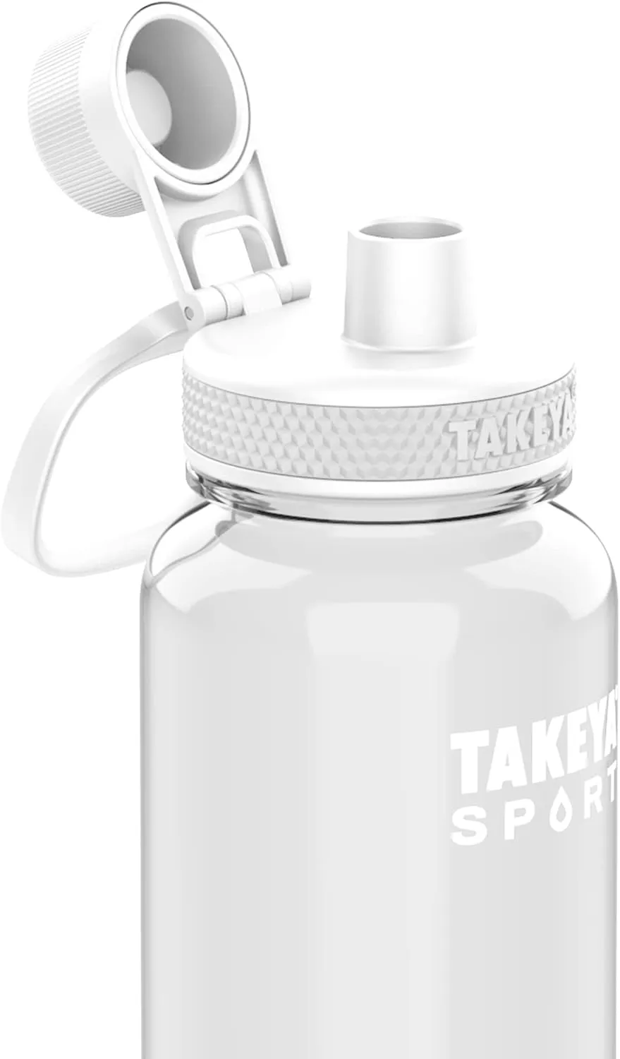 Takeya Tritan Sport Water Bottle with Spout Lid - BPA-Free & Dishwasher-Safe Water Bottle - Reusable Bottle with Lid Handle - Simple Leak-Proof Water Bottle - 40 oz, Extreme Air