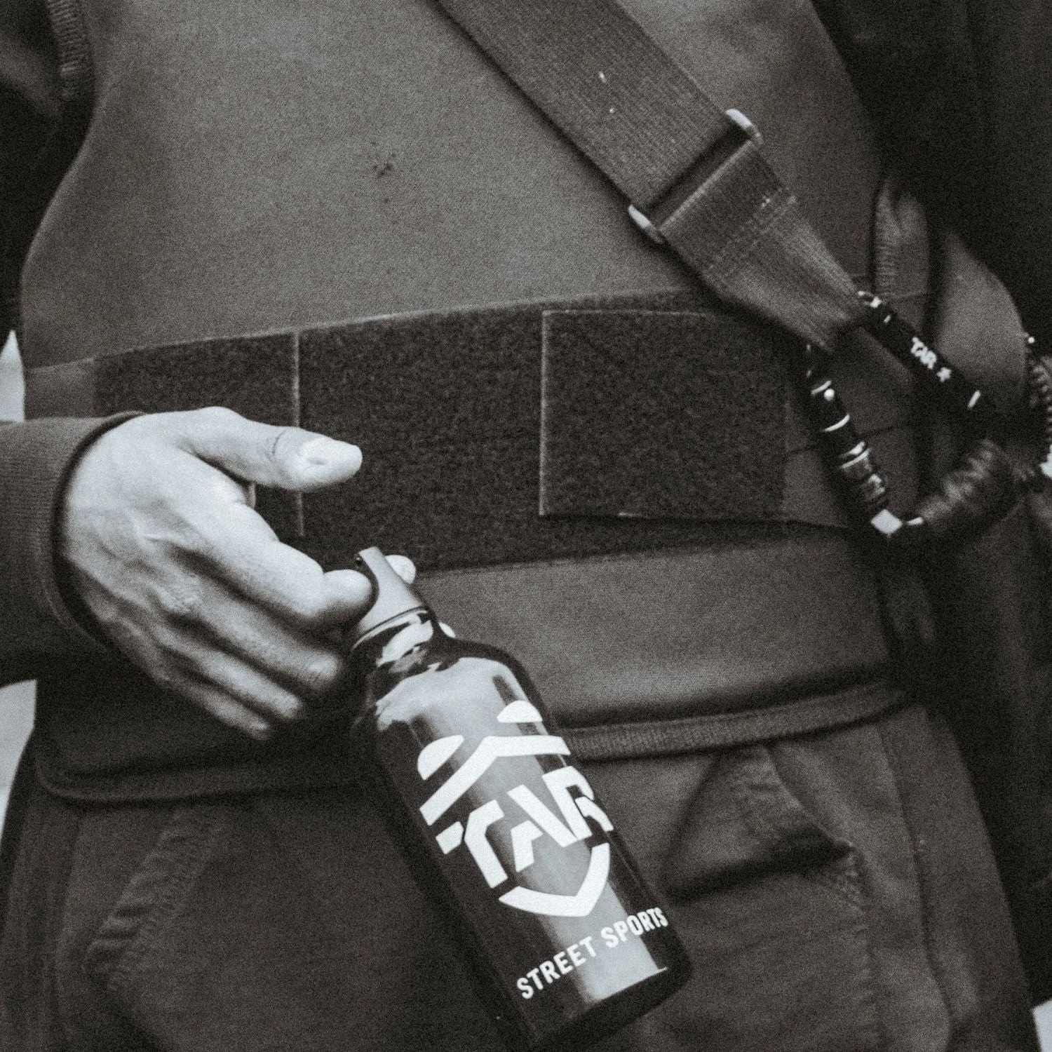 TAR Black Stainless steel water bottle