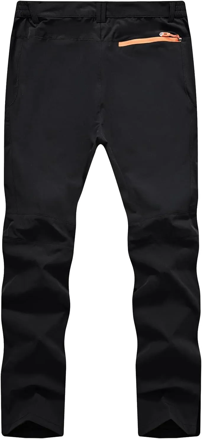 TBMPOY Men's Hiking Work Cargo Pants Lightweight Waterproof Quick Dry Outdoor Mountain Pant Fishing Camping