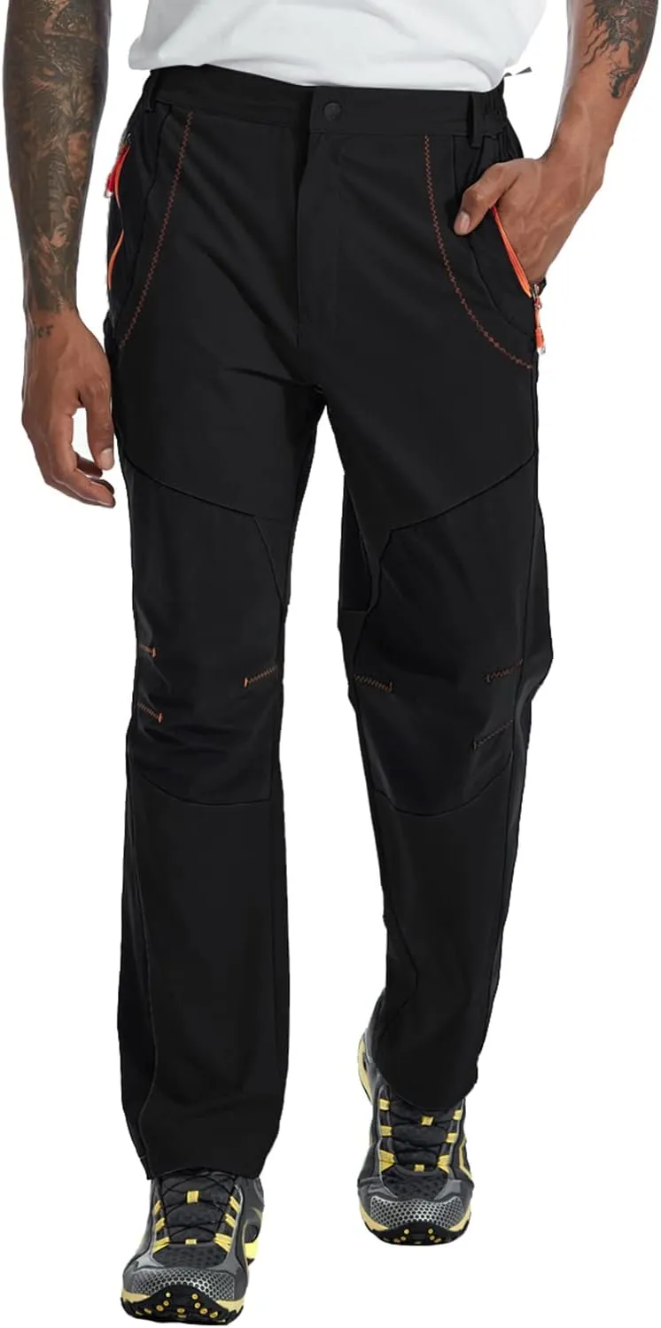 TBMPOY Men's Hiking Work Cargo Pants Lightweight Waterproof Quick Dry Outdoor Mountain Pant Fishing Camping
