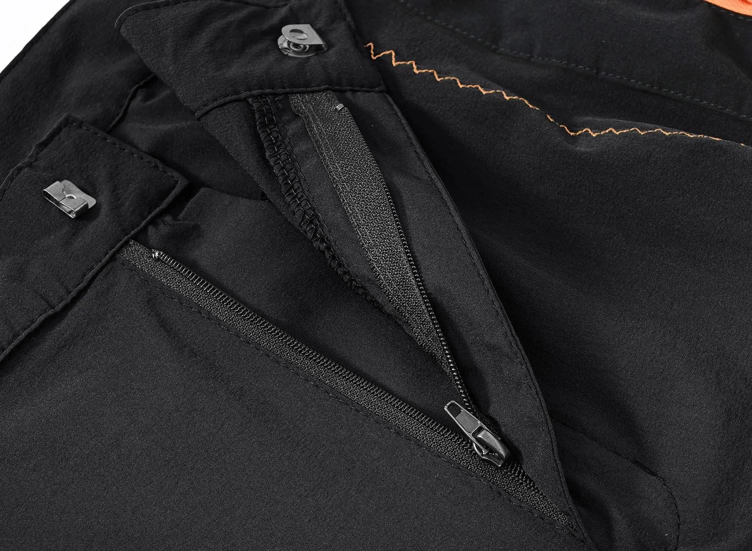 TBMPOY Men's Hiking Work Cargo Pants Lightweight Waterproof Quick Dry Outdoor Mountain Pant Fishing Camping