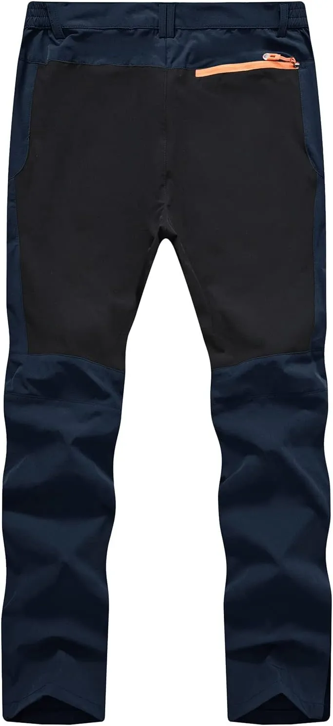 TBMPOY Men's Hiking Work Cargo Pants Lightweight Waterproof Quick Dry Outdoor Mountain Pant Fishing Camping