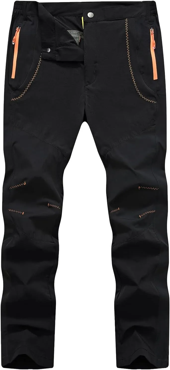 TBMPOY Men's Hiking Work Cargo Pants Lightweight Waterproof Quick Dry Outdoor Mountain Pant Fishing Camping