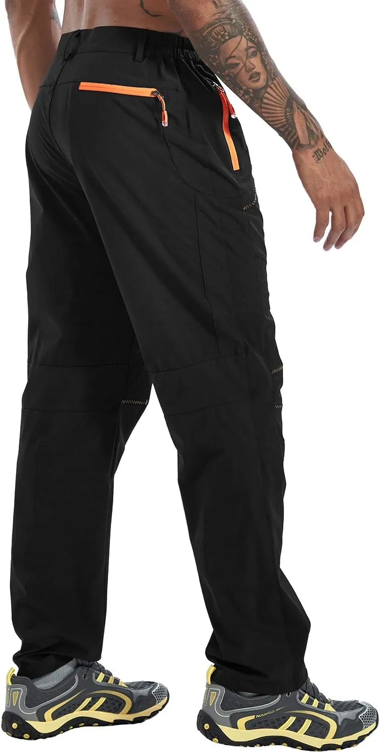 TBMPOY Men's Hiking Work Cargo Pants Lightweight Waterproof Quick Dry Outdoor Mountain Pant Fishing Camping