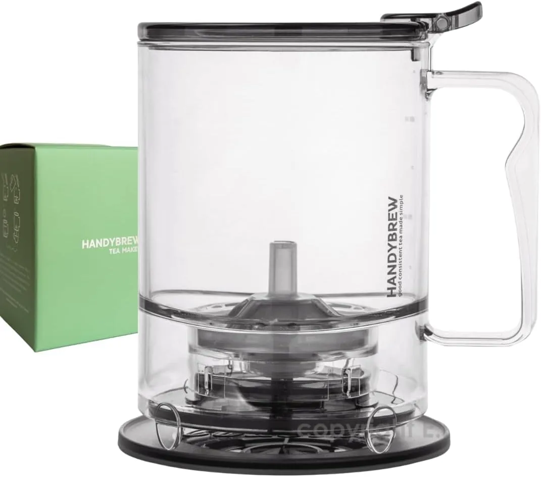 Tea Infuser Tea Steeper for Loose Leaf Tea Brewer Tea Strainer, Safe BPA-Free Plastic Hassle-Free Ways Make Hot and Iced Tea, 17 Ounce