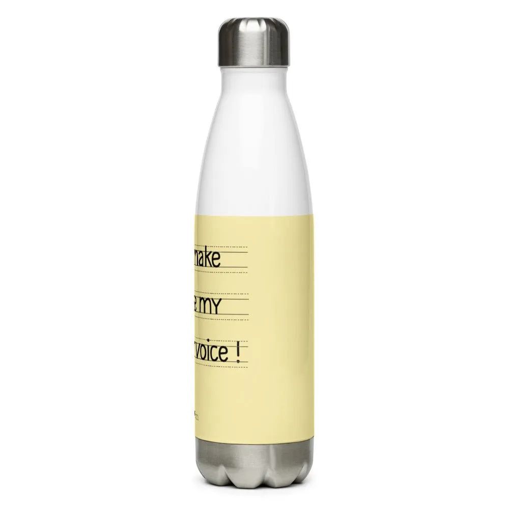 Teacher Voice Stainless Steel Water Bottle