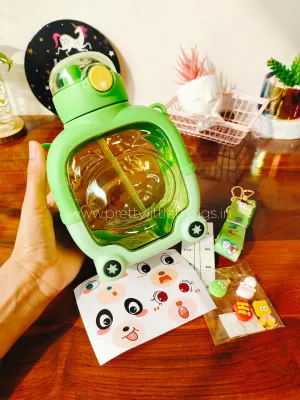 Teddy Bear Bottle with DIY Sticker Sheets