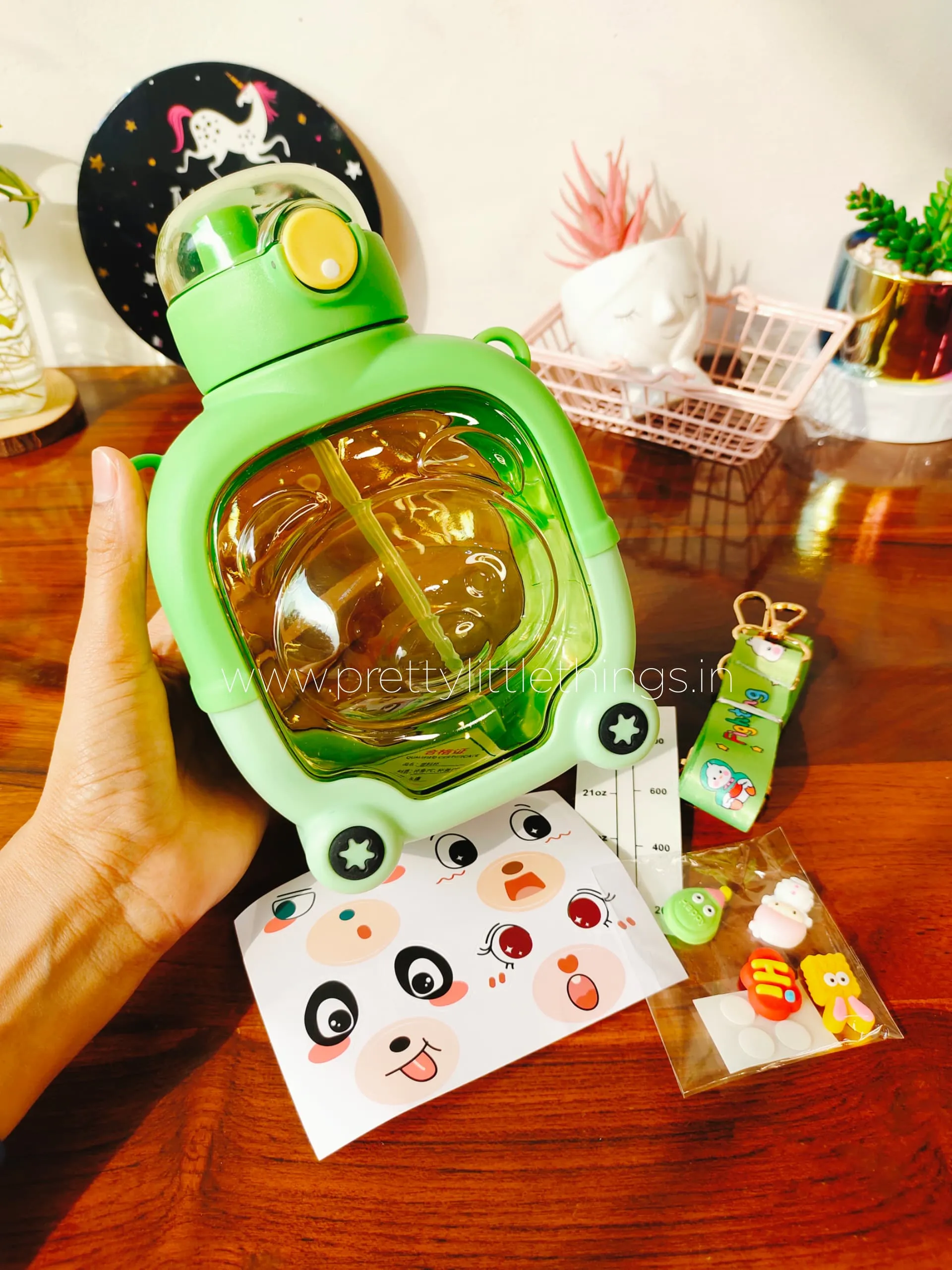 Teddy Bear Bottle with DIY Sticker Sheets