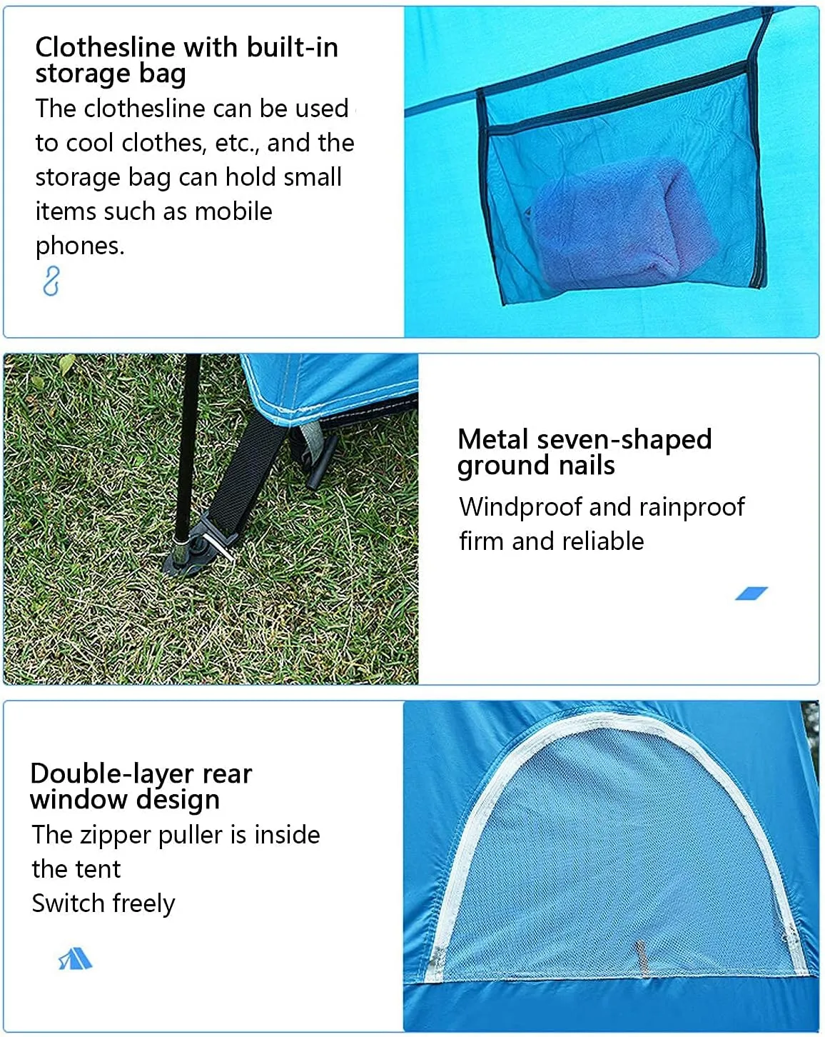 Tent, Automatic Family Field Outdoor Thicken Rainproof Camping Tent