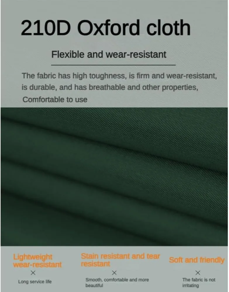 Tent Footprint Waterproof Camping Tarp Mat Picnic Blanket Ground Sheet for Backpacking Hiking Beach (Green,210 * 100cm)