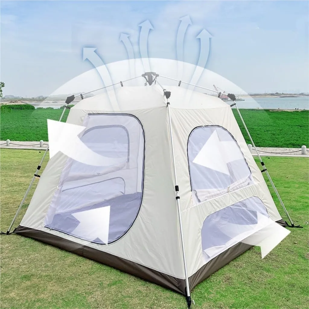 Tent Fully Automatic Camping Tent Quick-Open Tent Double-Layer Rainproof and Insect-Proof Sunshade Fishing Tent Outdoor Tent