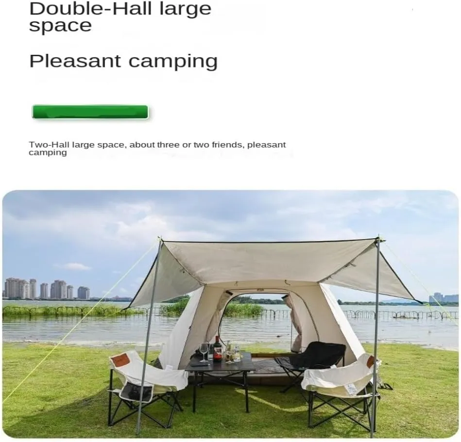 Tent Fully Automatic Camping Tent Quick-Open Tent Double-Layer Rainproof and Insect-Proof Sunshade Fishing Tent Outdoor Tent