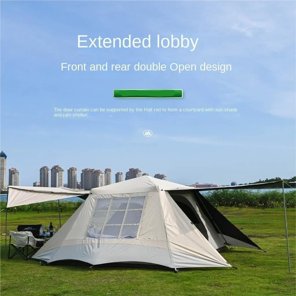 Tent Fully Automatic Camping Tent Quick-Open Tent Double-Layer Rainproof and Insect-Proof Sunshade Fishing Tent Outdoor Tent