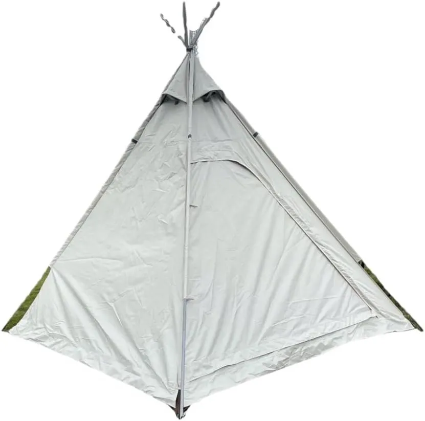 Tent Portable Outdoor Camping Tent Outdoor Autumn Camping Oxford Cloth Tent Canopy UV-Proof and Waterproof Outdoor Tent