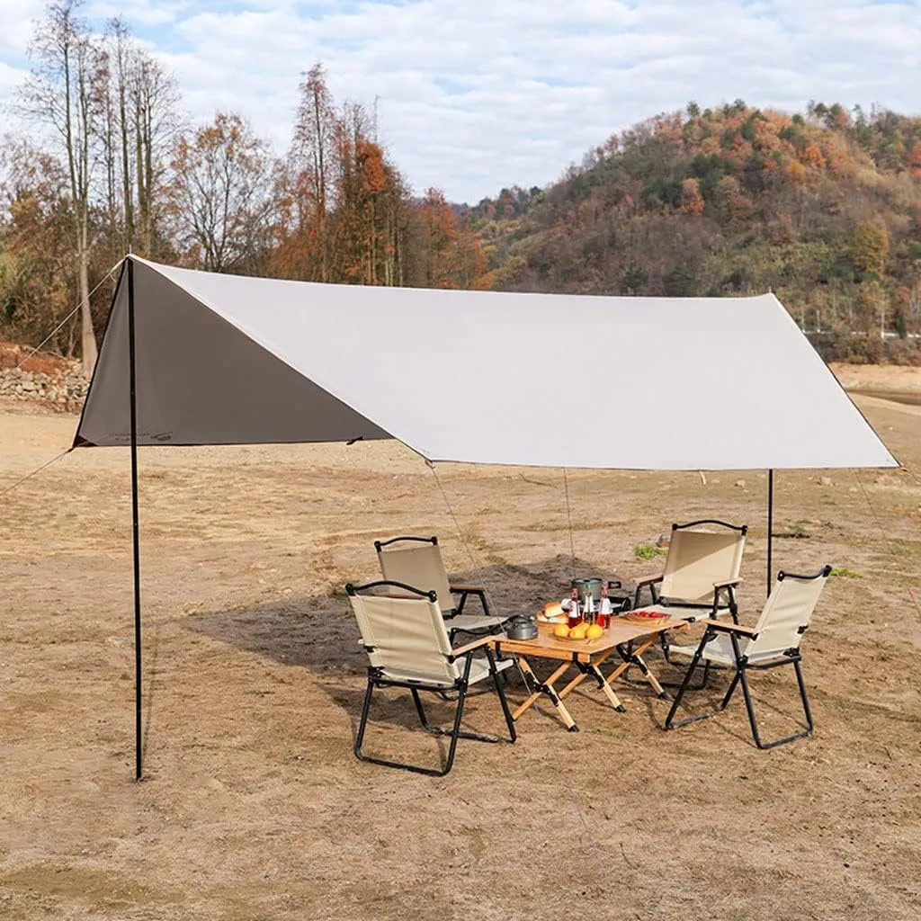 Tent Tarp Camping Tarps Lightweight Waterproof Rectangle Shelter Outdoor Tent Awning Canopy Tent Tarp (Size : 3 * 2.92m)