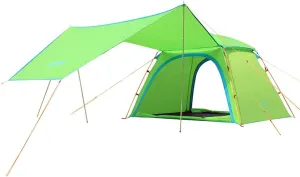 Tent Tarp ShelterLightweight Waterproof Windproof with Aluminium Stakes 8 Ropes for Snow Sunshade for Camping Outdoor (Green Style 1)