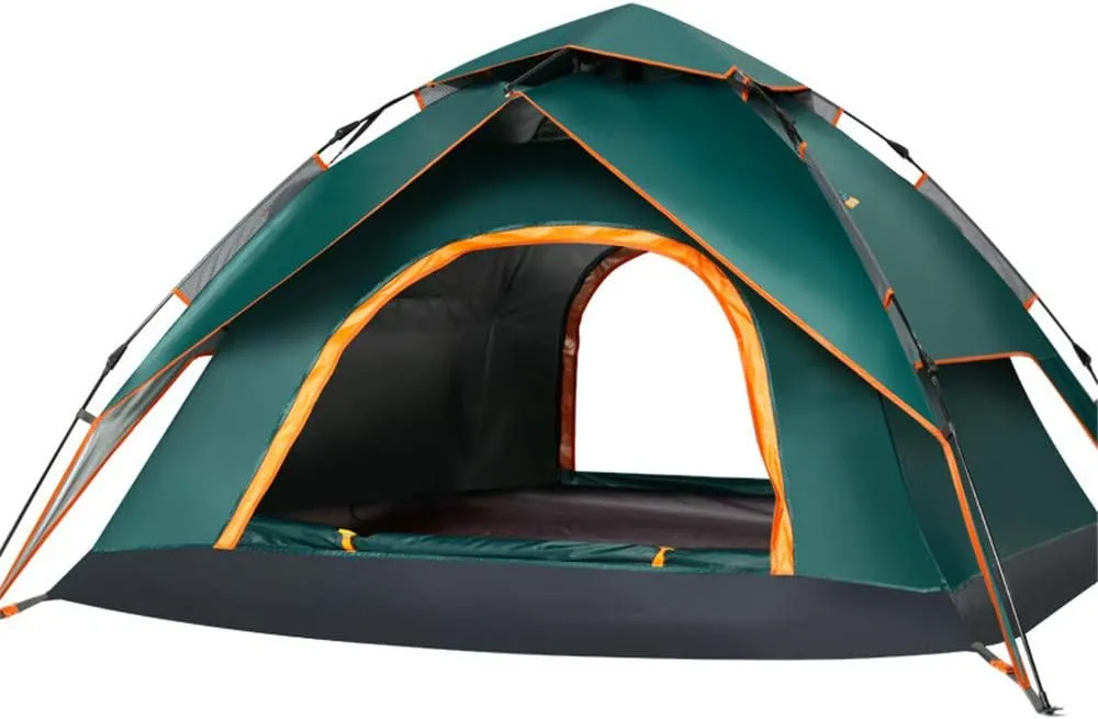 Tent Waterproof Multi-Purpose Beach Tent Sunshade Camping Shelter Tarp Anti UV Lightweight Picnic Mat for for Hiking Camping for Hiking Travel (Color : Green)