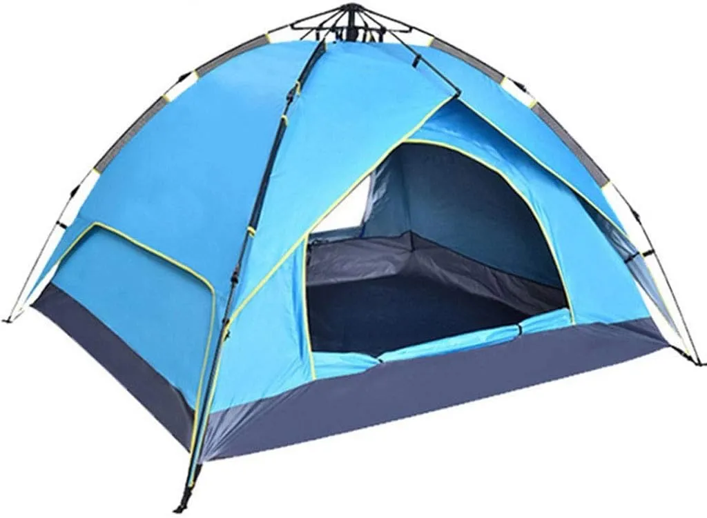 Tent Windproof Waterproof Camping Tent Camping Tents, 3-4 Person Backpacking Tent Includes; Quick and Easy Setup; Ready in an Instant When You Need to Get Outdoors; Outdoor Camping Supplies Easy